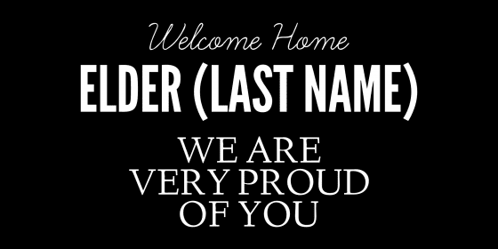 click to customize welcome home elder plaque sign