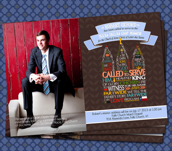 Elder Word Art Invitation