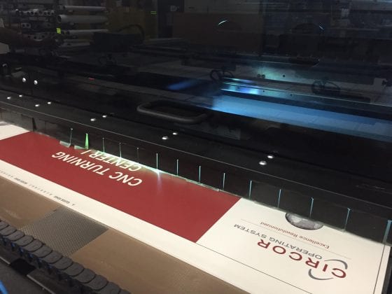 UV printing process