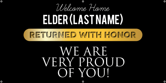 click to customize Returned With Honor We Are Proud