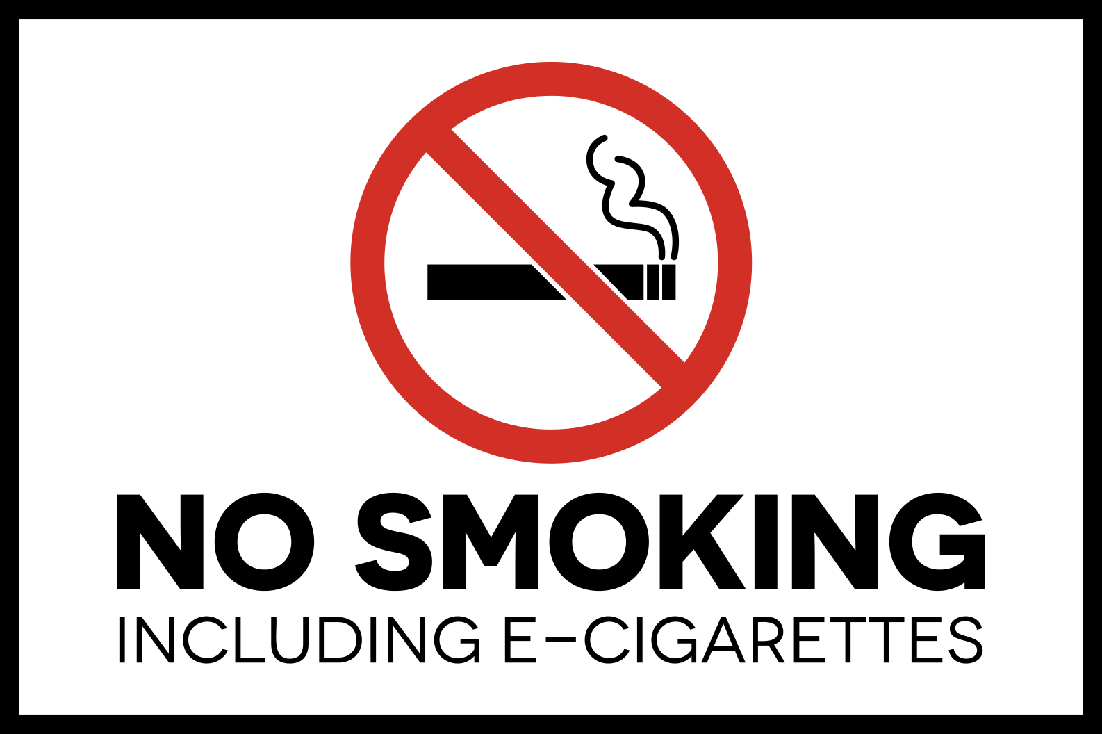 no vaping sign template 1