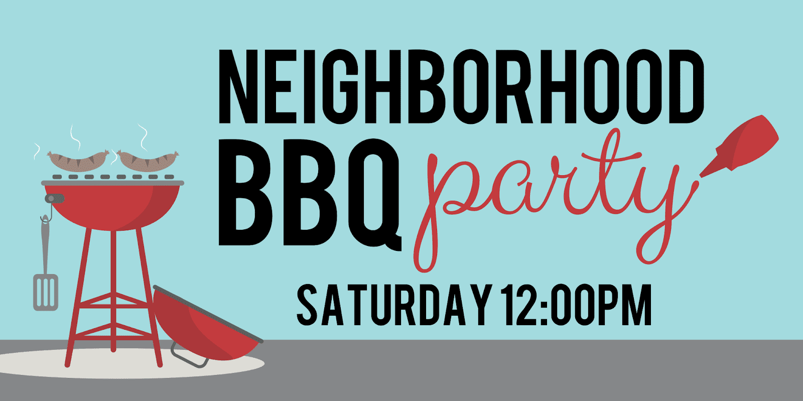 BBQ Yard Sign