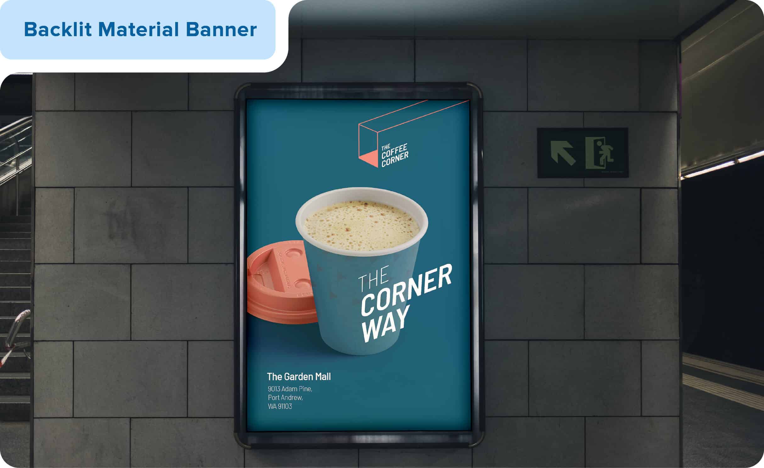 Backlit Material Banners