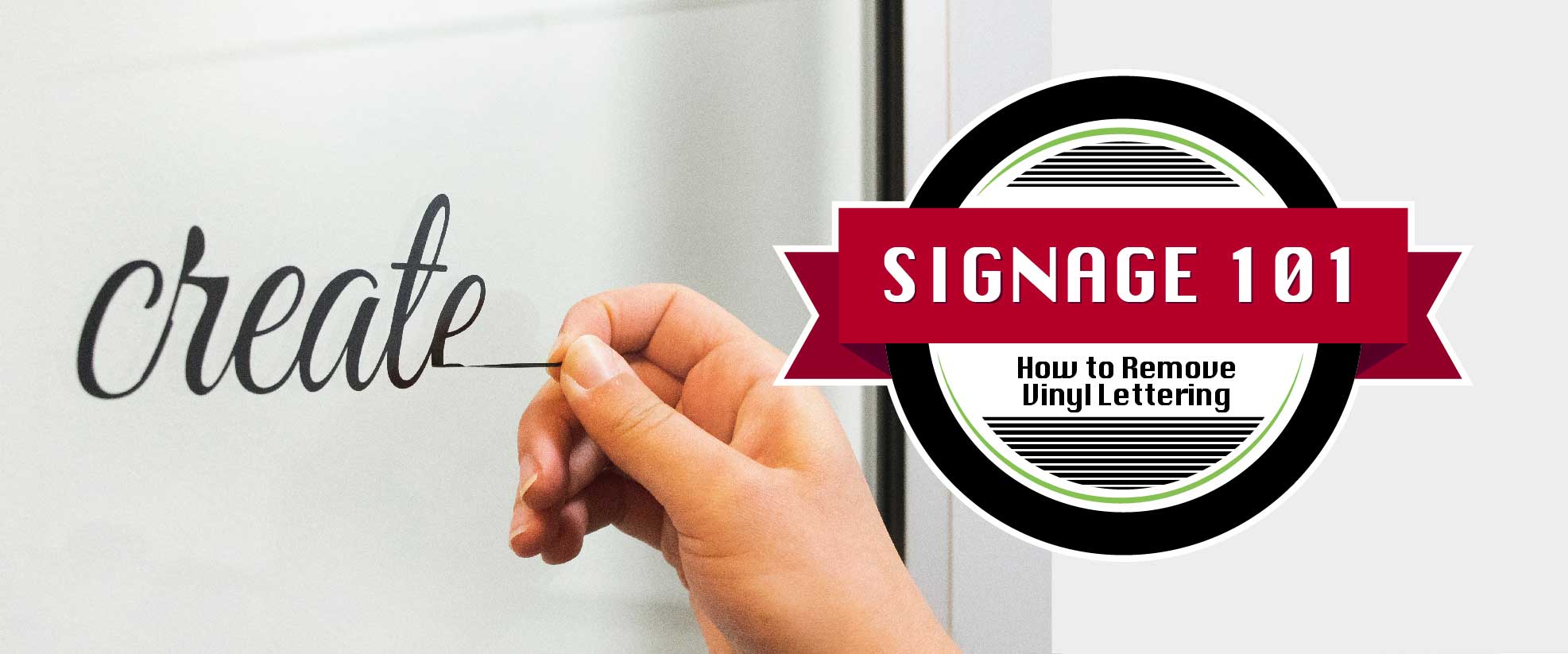 How to Remove Vinyl Lettering