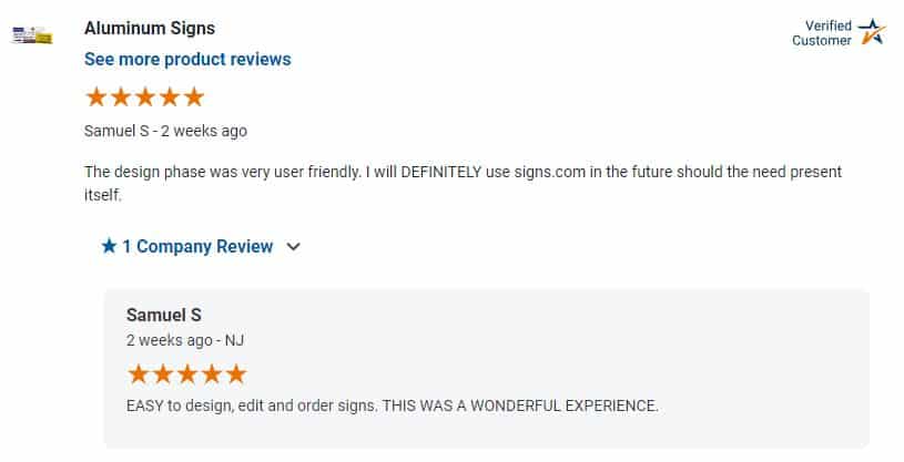 Aluminum Signs User Friendly Online Design Tools
