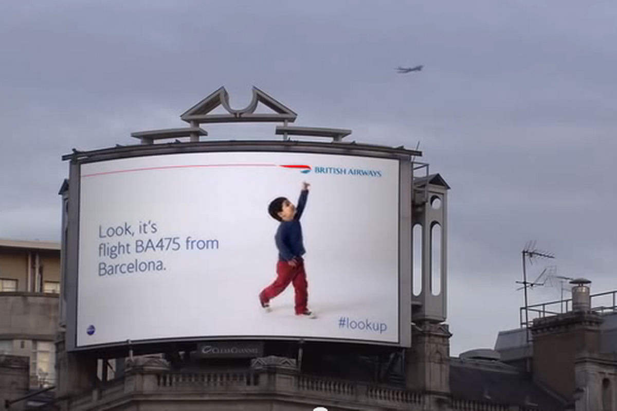 British Airways Digital Billboard