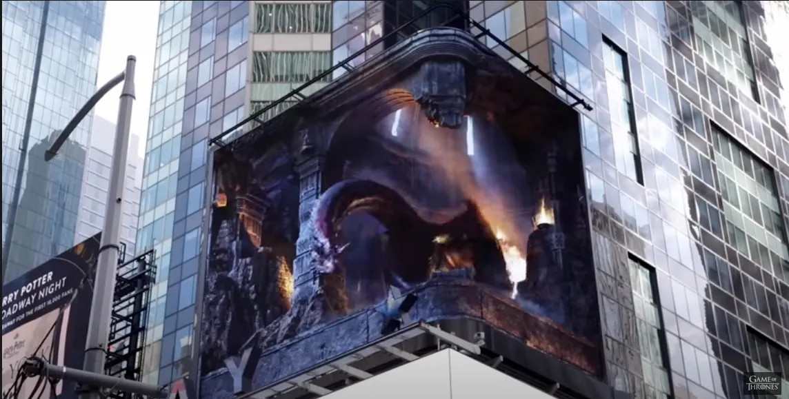 HBO’s House of the Dragon 3D Billboard