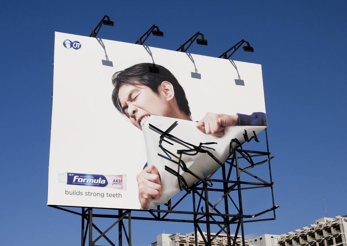 Formula Toothpaste Billboard