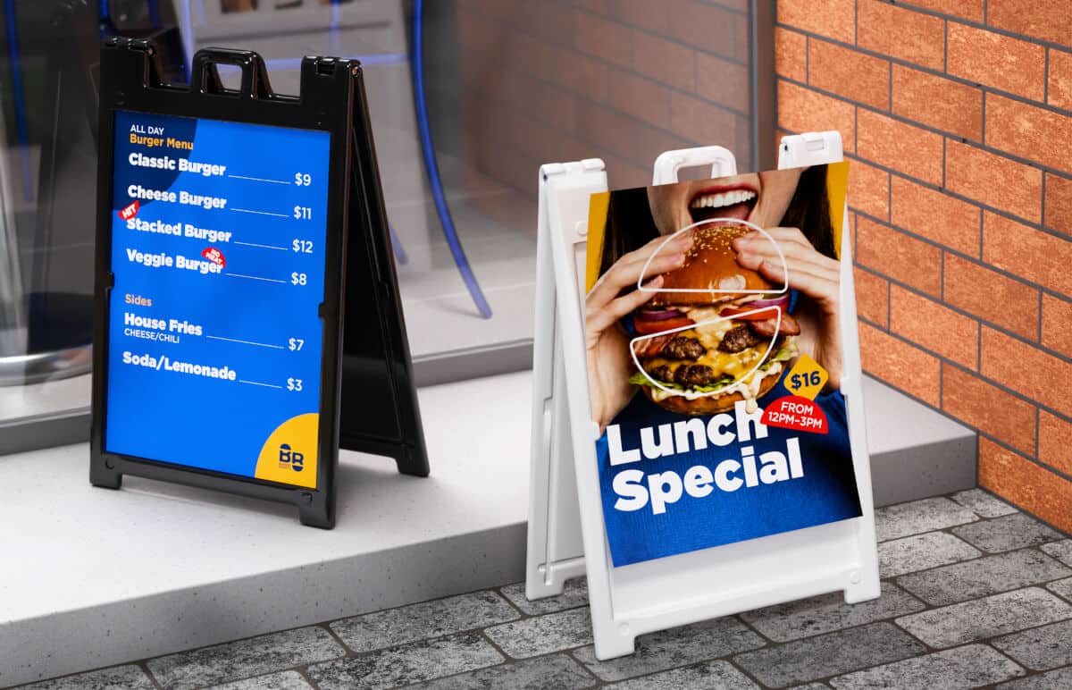 Freestanding A-Frame Signs