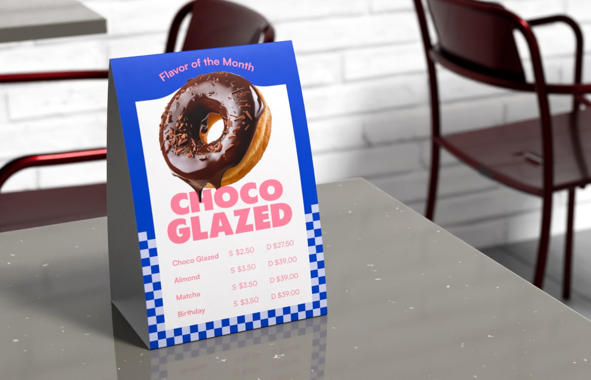 Tabletop Menus