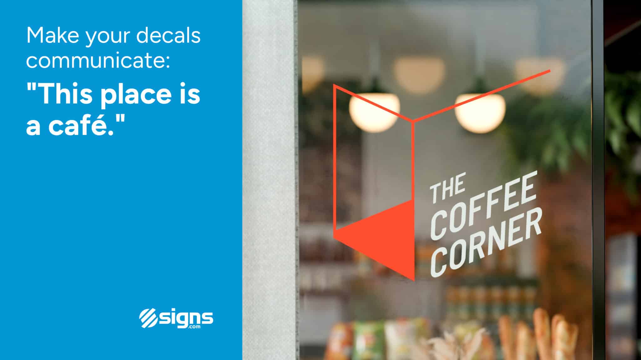 Designing Café Window Decals