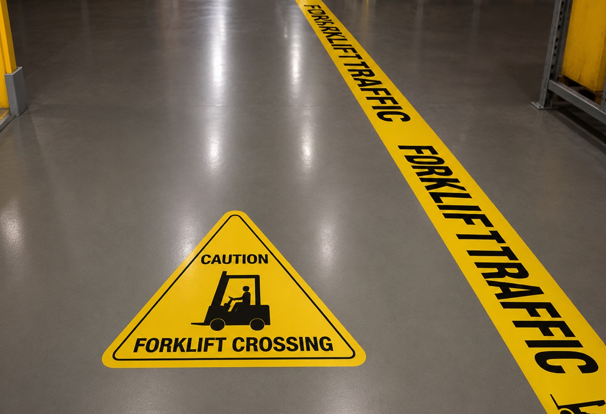 6 Warehouse Floor Markings and Safety Signs (and Why They are Some of the Most Important)